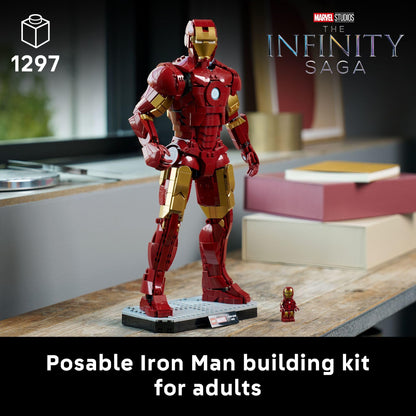 LEGO Marvel Kit de Construcción Iron Man Mark 3 Edición de Coleccionista (76344)