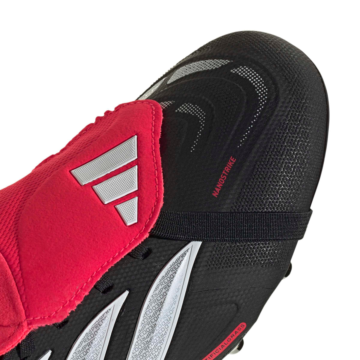 adidas Unisex League Fold-Over Tongue Artificial Ground, Black/White/Lucid Red