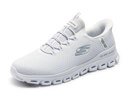 Skechers Men's Glide-Step Noxus Hands Free Slip-in Sneaker, White
