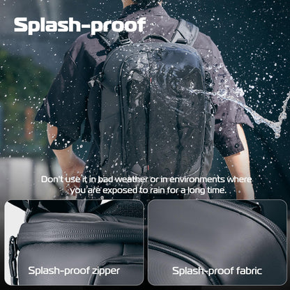 ULANZI Camera Backpack Professional Bag, Water-Resistant Photography Camera Case Anti Theft Travel for Photographers DSLR Mirrorless Camera Lens Tripod Holder 16" Laptop Black 22L