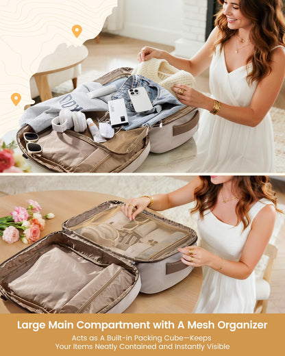LOVEVOOK Mochila de Viaje para Mujer (40L / 15.6")