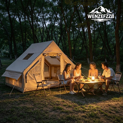 Tienda de Campaña Inflable Glamping (Beige / 9.8 * 6.9ft)