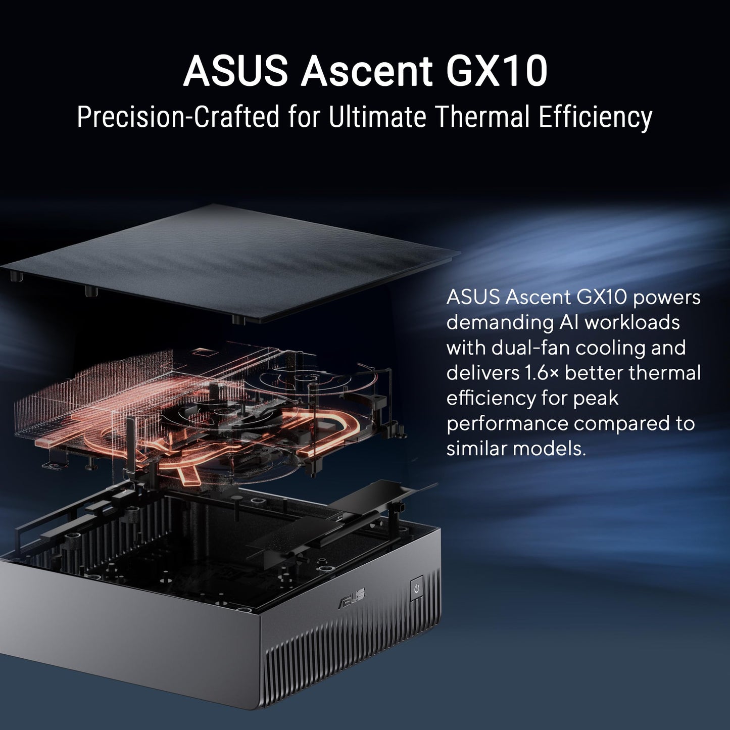 ASUS Supercomputadora Ascent GX10 AI (1TB SSD / DGX Spark)