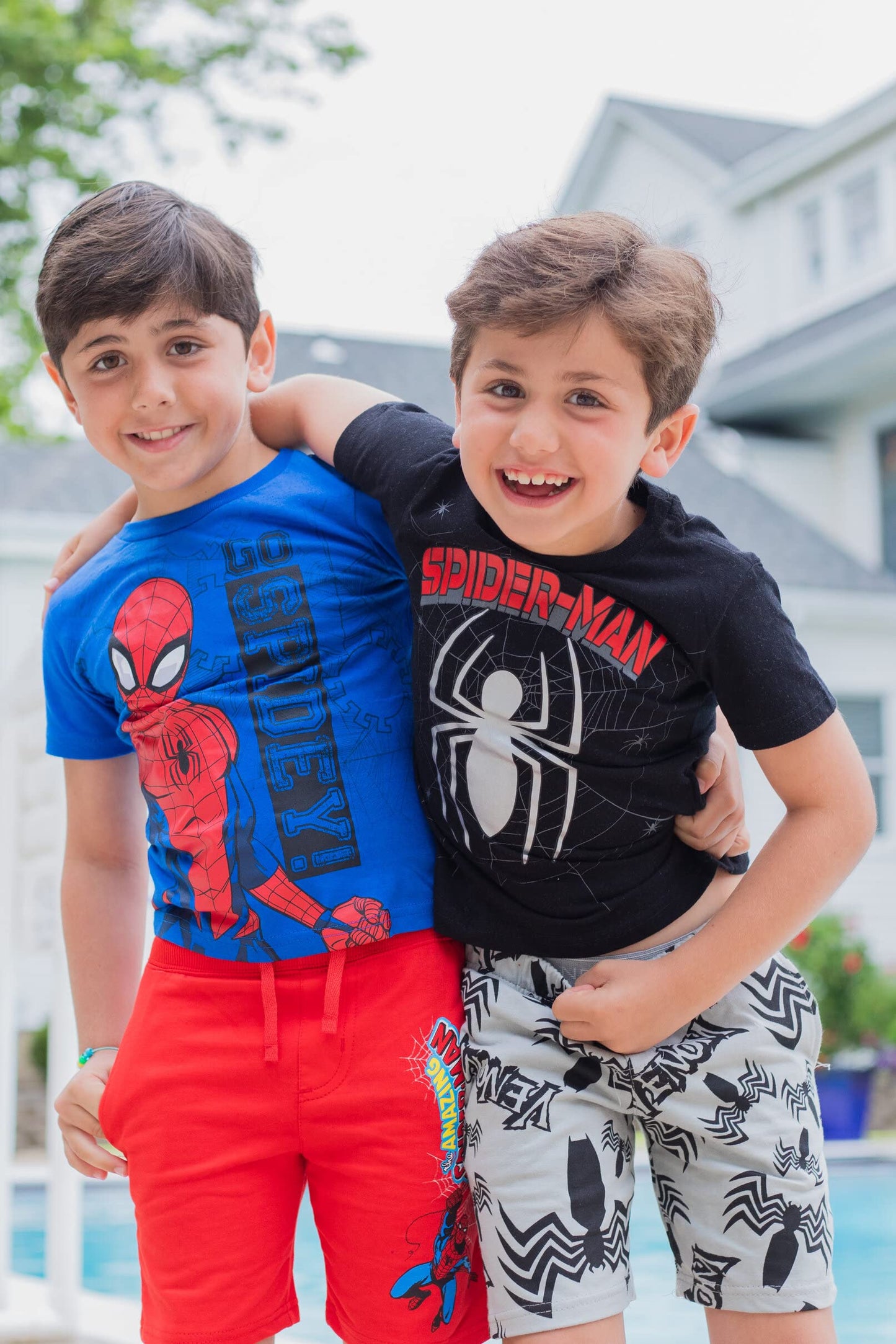 Marvel Camisetas de Spider-Man para Niños (Talla 4T / Paquete de 4)