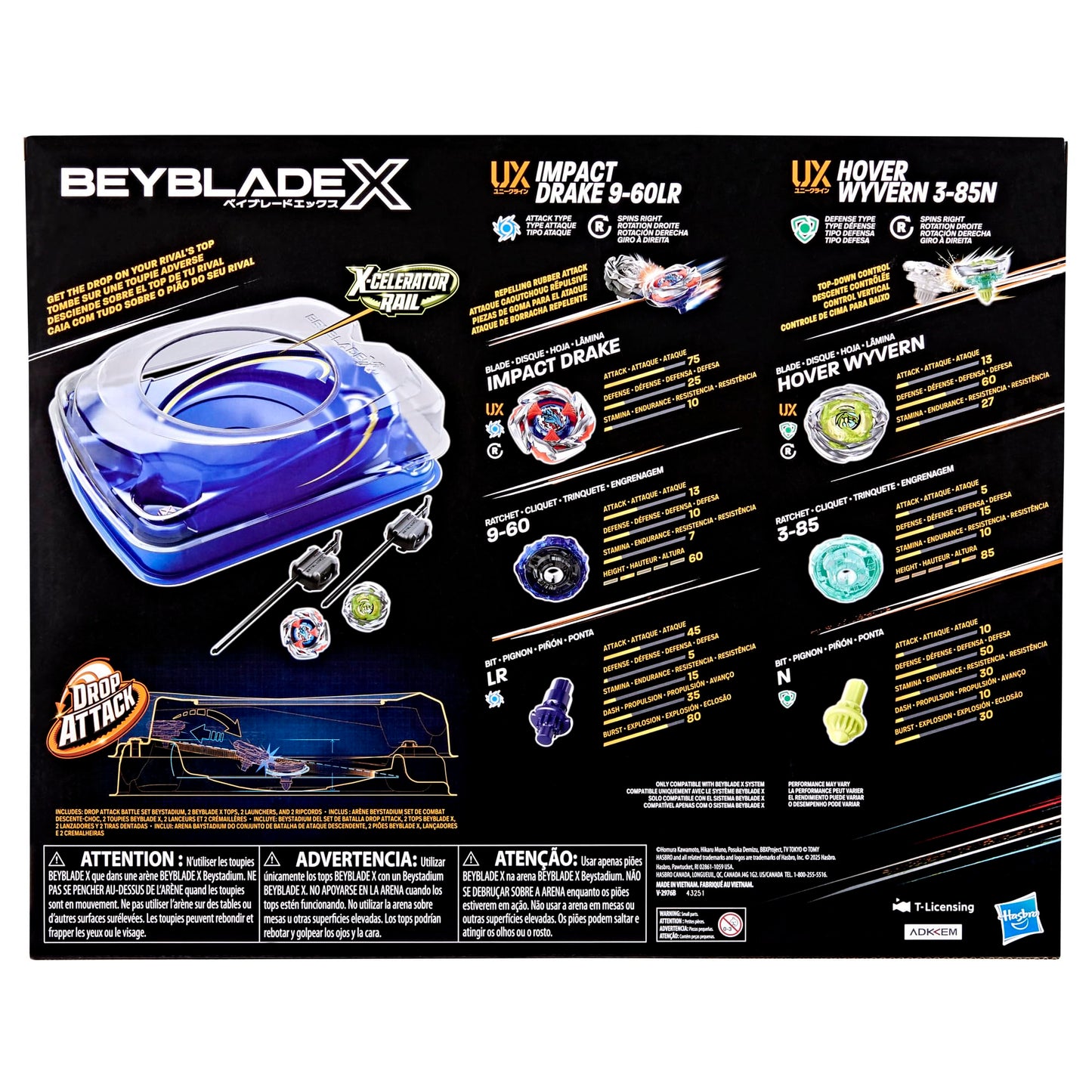 Set de Batalla Beyblade X Drop Attack