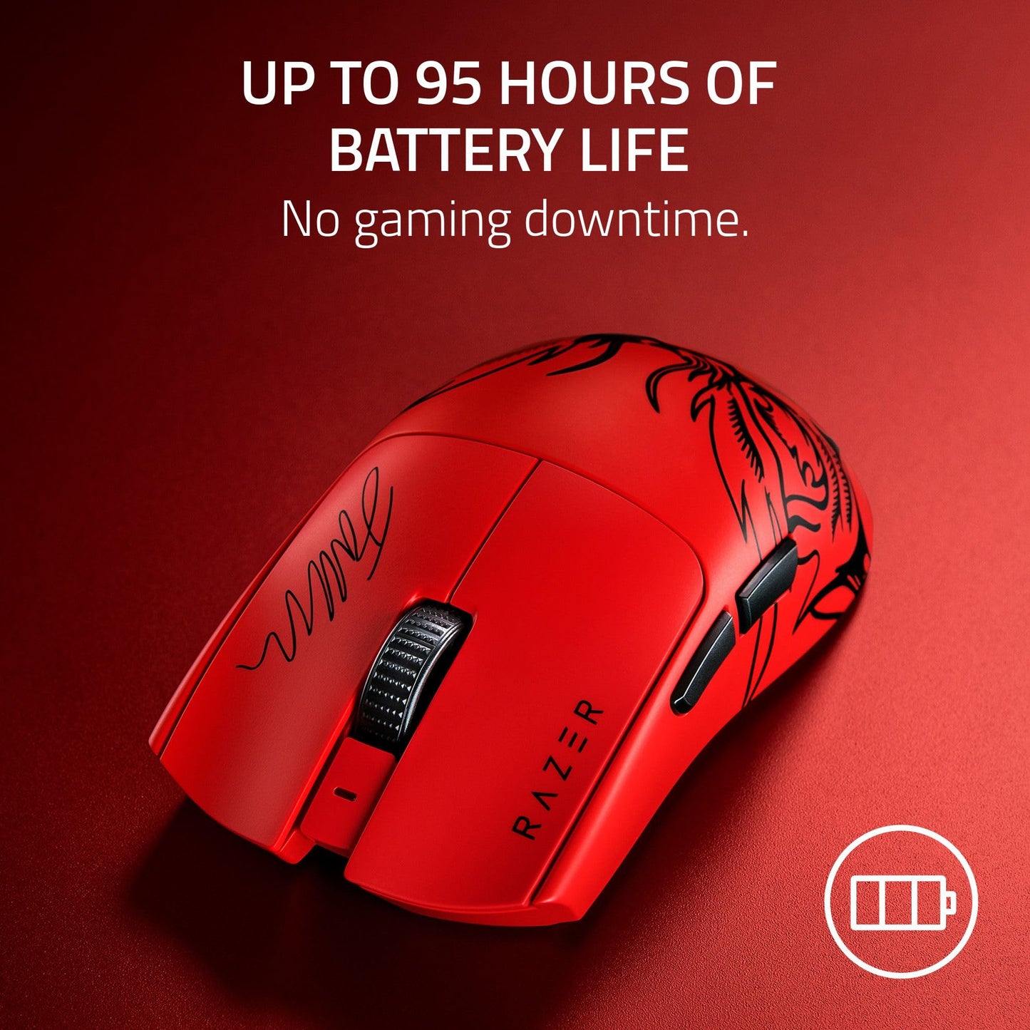 Razer Ratón Inalámbrico para Juegos de Esports Viper V3 Pro (Faker Edition)