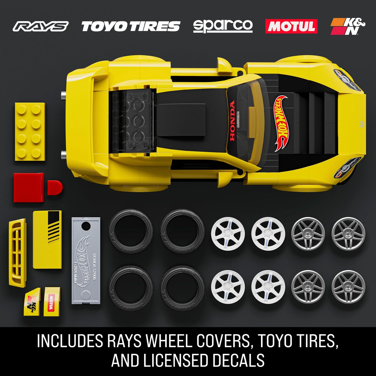 Mattel Set de Construcción Hot Wheels Speed Series ('07 Honda S2000)