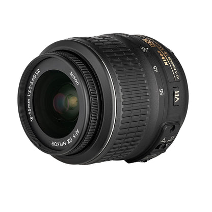 Nikon D3200 24.2MP DSLR Camera Kit with 18-55mm VR Zoom Lens – Full HD 1080p Video Capture, Fast 11-Point Autofocus System + 128GB Memory Card + Protective Memory Card Case + Camera Bag + More