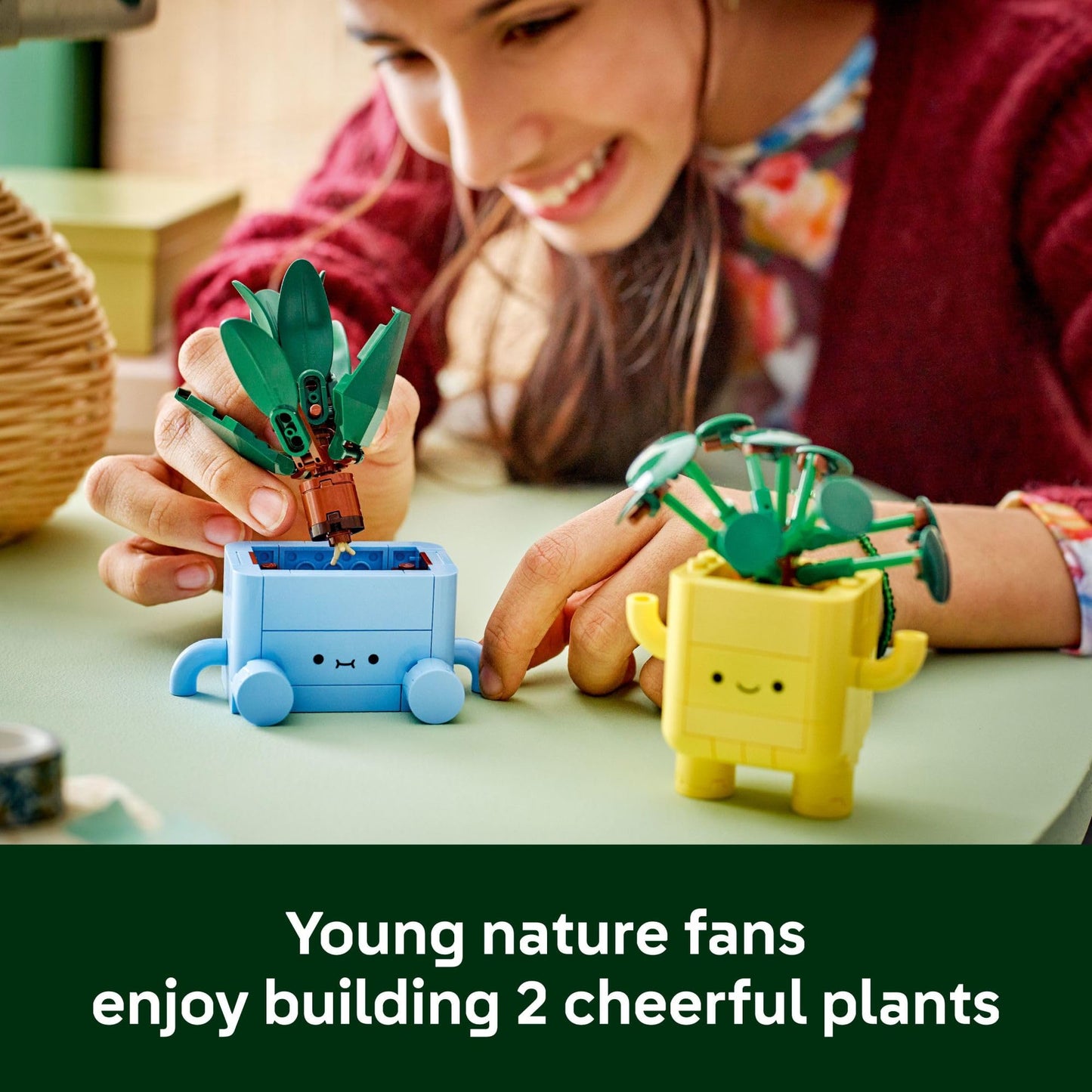 LEGO Botanicals Juguete de Construcción Happy Plants (10349)