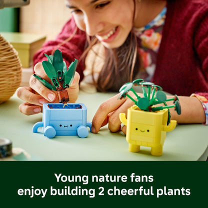 LEGO Botanicals Juguete de Construcción Happy Plants (10349)