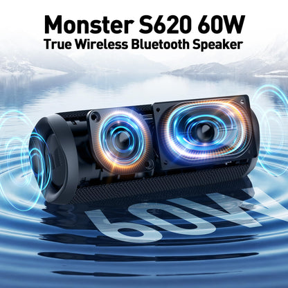 Monster Altavoz Bluetooth Portátil para Exteriores (60W)