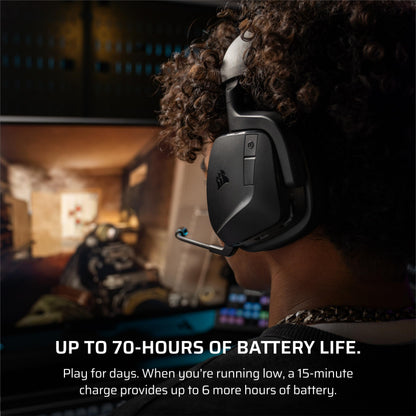 Corsair Auriculares Inalámbricos para Juegos Void v2 (Carbono)