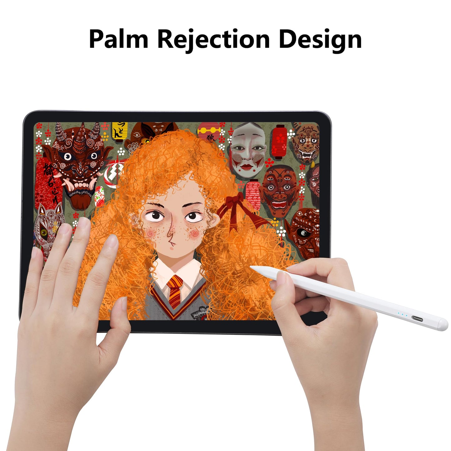 Lápiz Óptico Blanco para Modelos de iPad (Alternativa a Apple Pencil Pro)