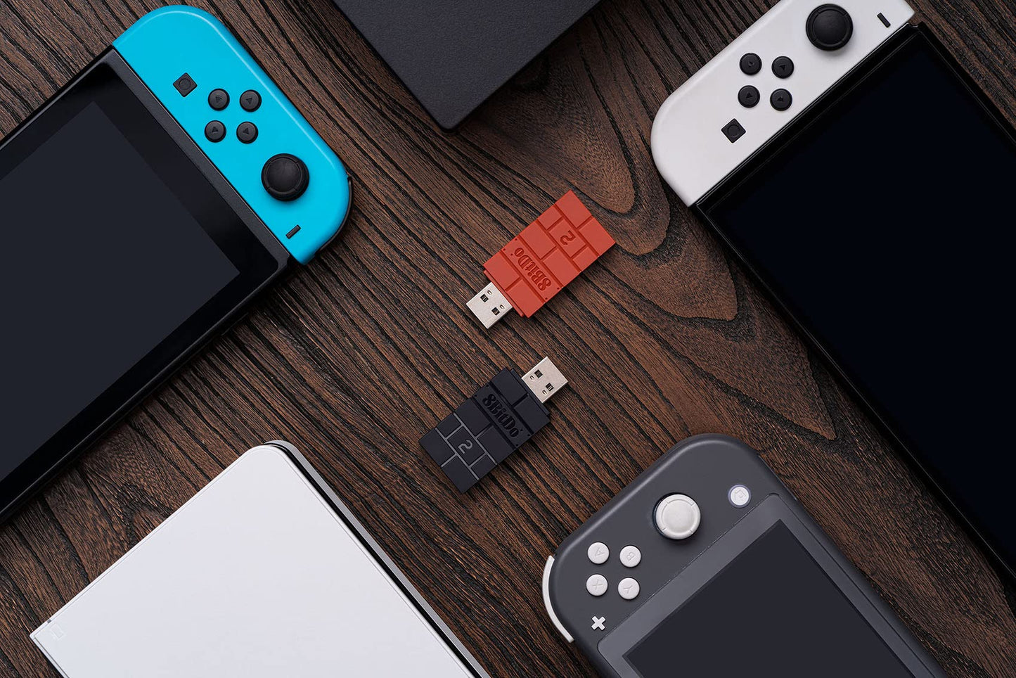 8BitDo Adaptador Inalámbrico USB 2 (Negro)
