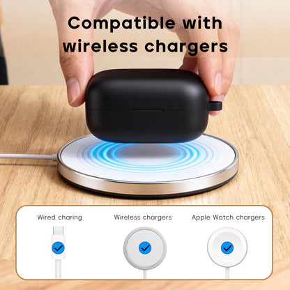 RFUNGUANGO Funda de Silicona para Samsung Galaxy Buds 4 y Buds 4 Pro