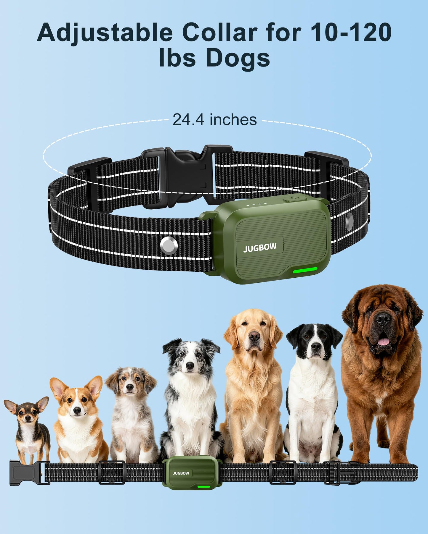 Jugbow Collar Eléctrico de Entrenamiento para Perros