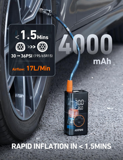 AstroAI Compresor de Aire Portátil L7 (150 PSI)
