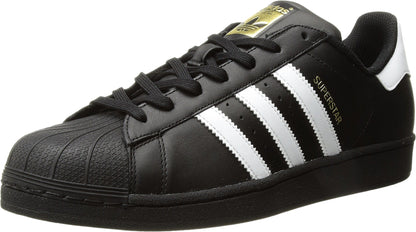 adidas Originals Men's Superstar Sneaker, Black/White/Black