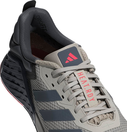 Adidas Unisex-Adult Dropset 3 Training, Wonder Alumina/Onix/Lucid Red