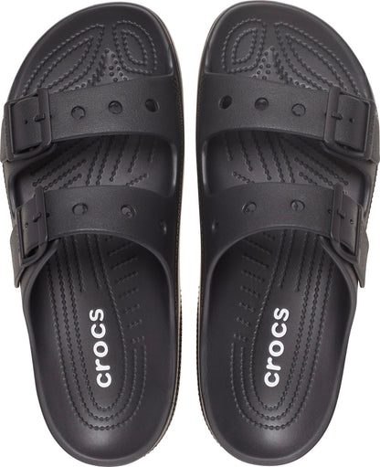 Crocs Mens Classic Saturday Slide, Black