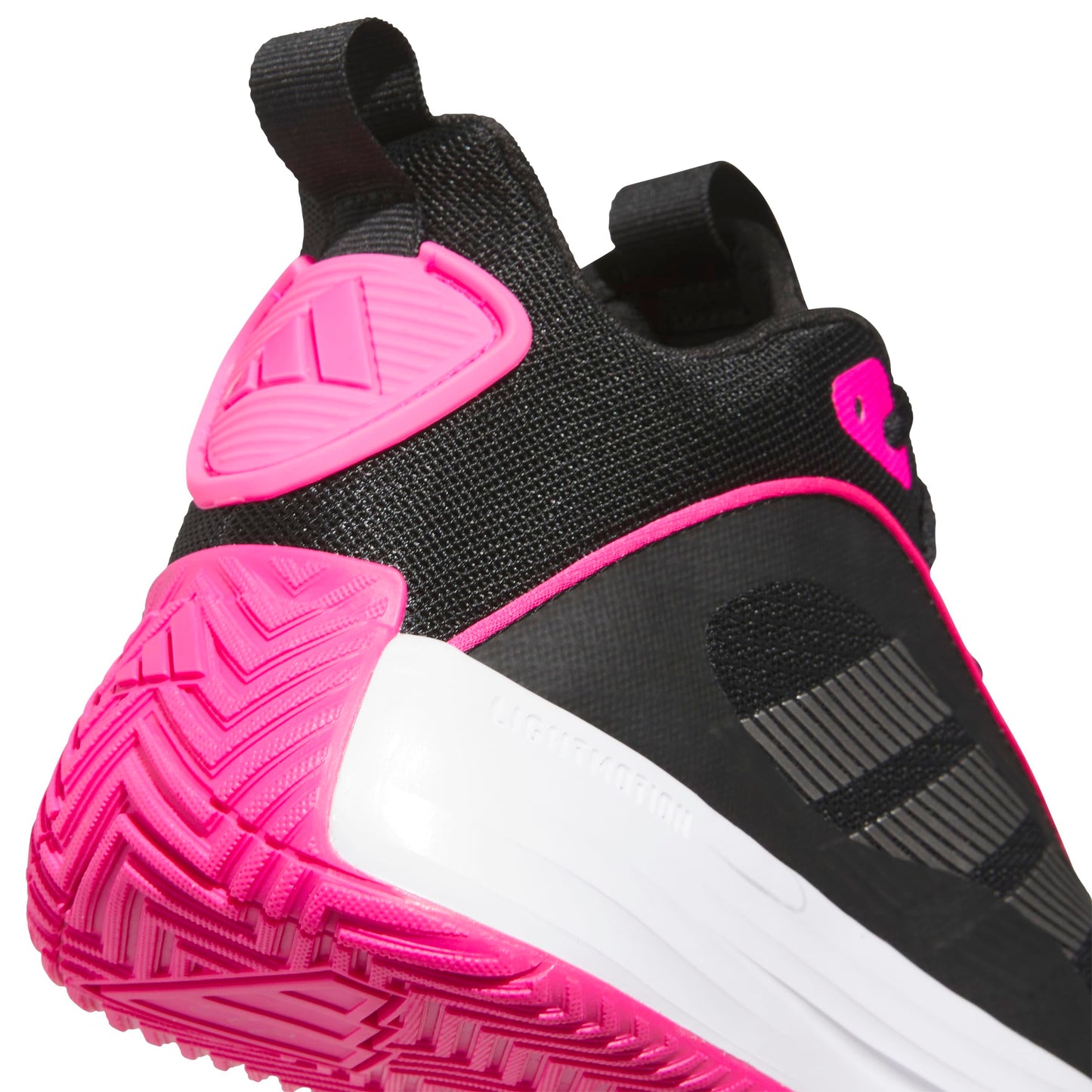 Adidas Men's Own The Game 3.0 Basketball, Black/Iron Metallic/Shock Pink