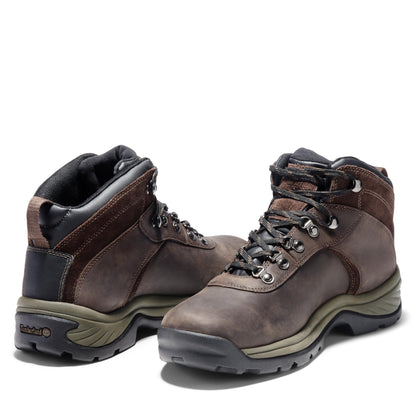 Timberland Men's Flume Mid Waterproof Hiking Boot, Dark Brown-NEW 2024