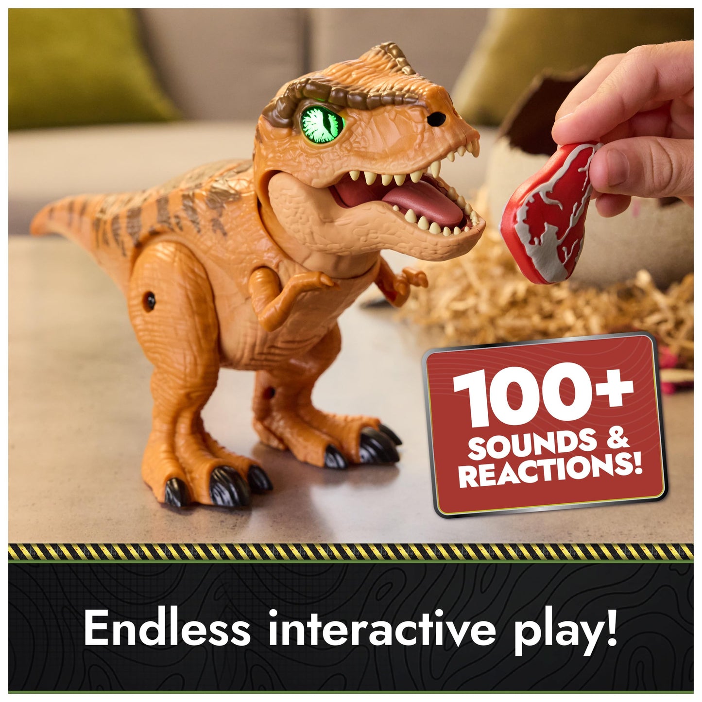 Primal Hatch Juguete Interactivo Jurassic World (Más de 100 Sonidos)