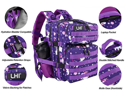LHI Mochila Militar Táctica de 25L (Cielo Estrellado)