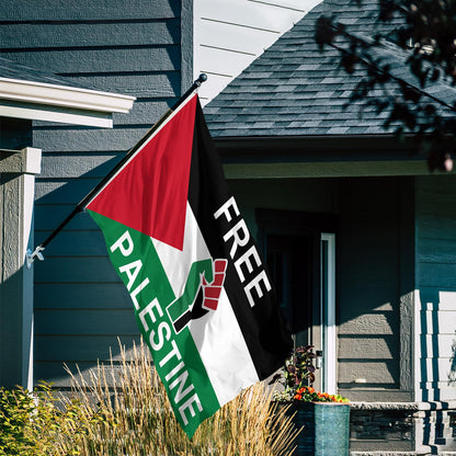 Bandera de Palestina Libre de 3x5 Pies (Colores Vibrantes)