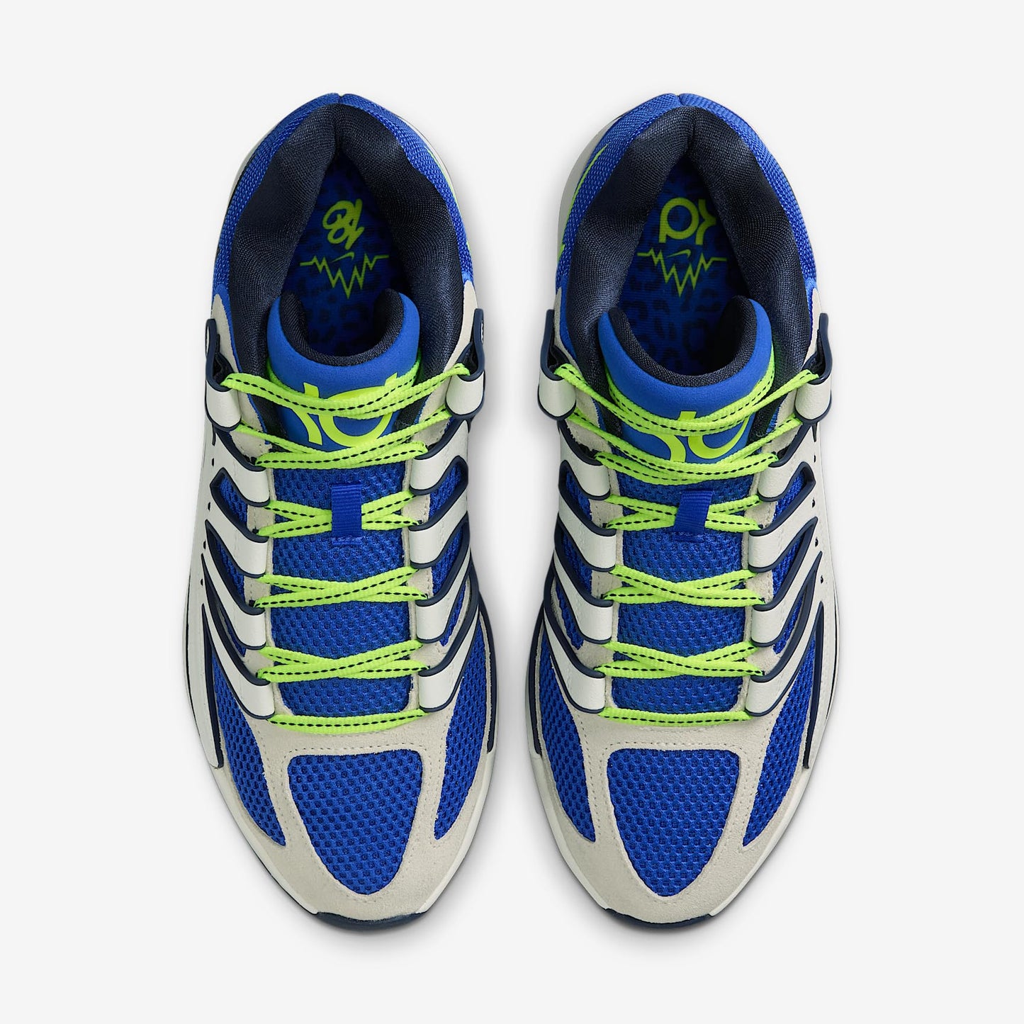 Nike KD18 Smart City Basketball Shoes (Hyper Royal/Sail/Neon Yellow)