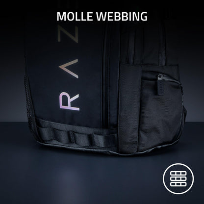 Razer Mochila para Computadora Portátil de Juegos Rogue v3 (Negro / 16 Pulgadas)