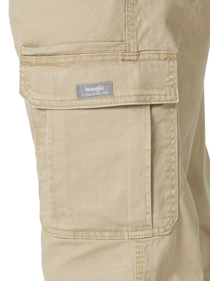 Wrangler Authentics Pantalones Cargo Informales de Ajuste Relajado (Elmwood / 34W x 32L US)
