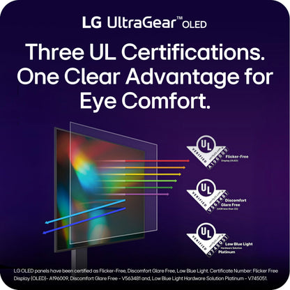 LG Monitor Gaming OLED Ultragear de 27 Pulgadas (Negro)