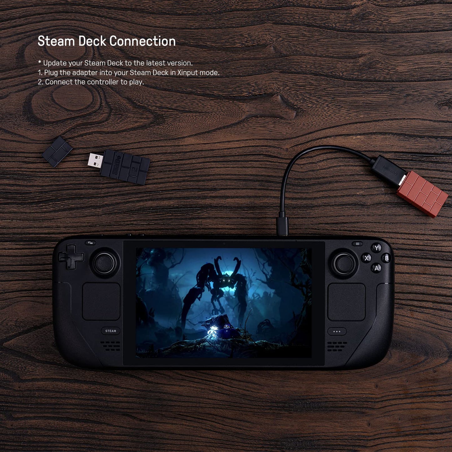8BitDo Adaptador Inalámbrico USB 2 (Negro)