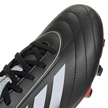 Adidas Unisex-Adult Goletto IX Firm Ground/Multi Ground Soccer, Black/White/Better Scarlet