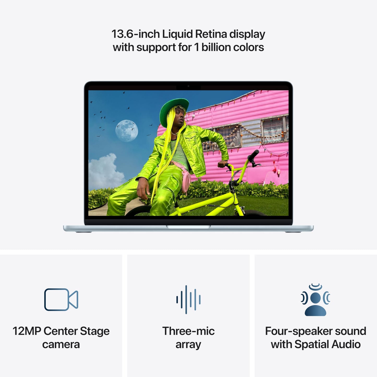 Apple Computadora Portátil MacBook Air 13" 2026 (512GB / Sky Blue)