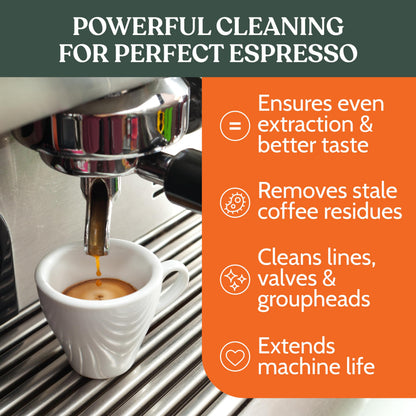 Roobi Polvo Limpiador Profesional para Máquinas de Espresso (900g)