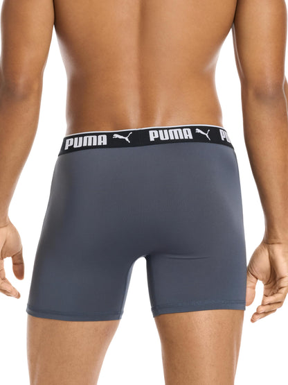 PUMA Calzoncillos Bóxer de Rendimiento para Hombre (Paquete de 5 / Talla M)