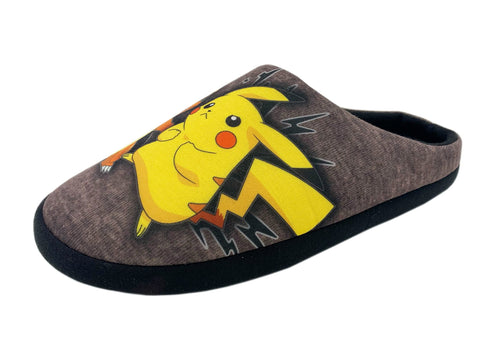 William Lamb Mens Pokemon Huxley Slip On Mule Slippers (Medium, medium)