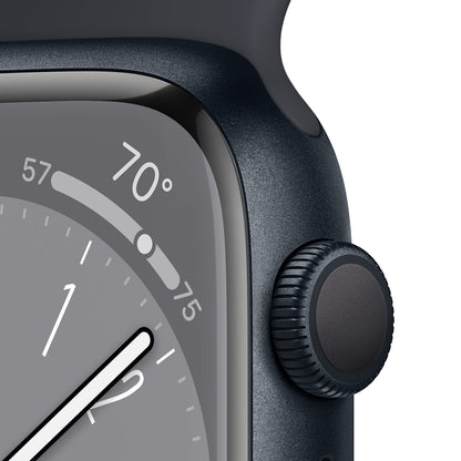 Apple Watch Series 8 GPS Reacondicionado (45mm / Medianoche)