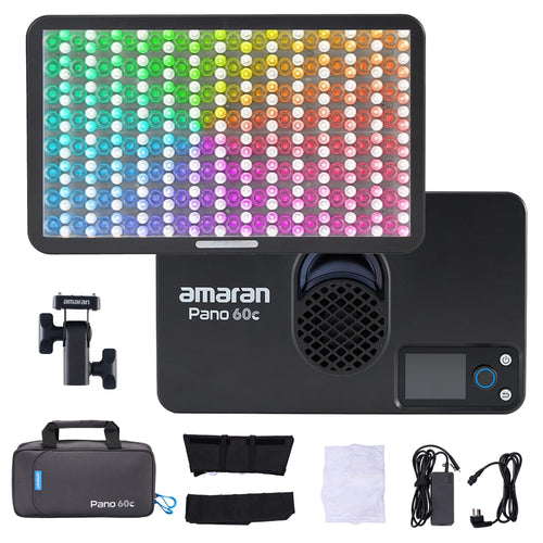Amaran Kit de Panel de Luz de Video LED Pano 60c (60W / Carbón)