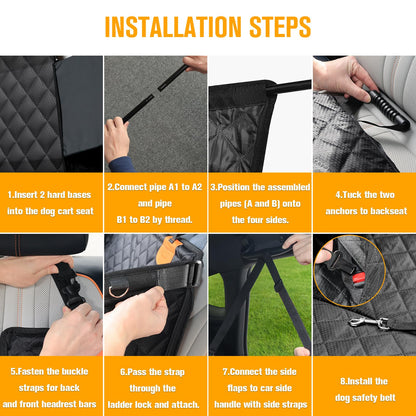 PETICON Asiento Extensor de Coche para Perros Grandes