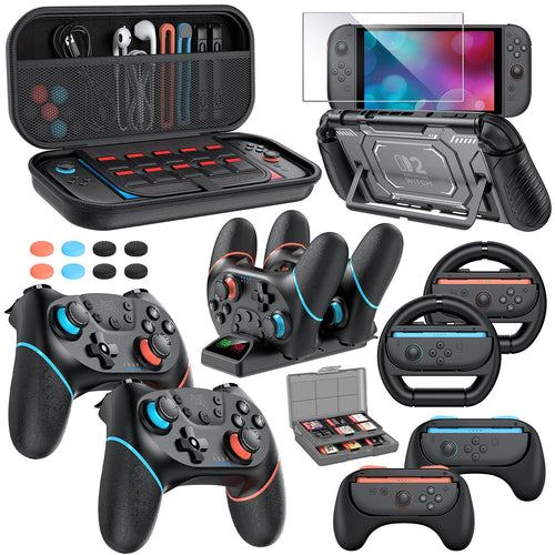MENEEA Kit de Accesorios 21 en 1 para Nintendo Switch 2