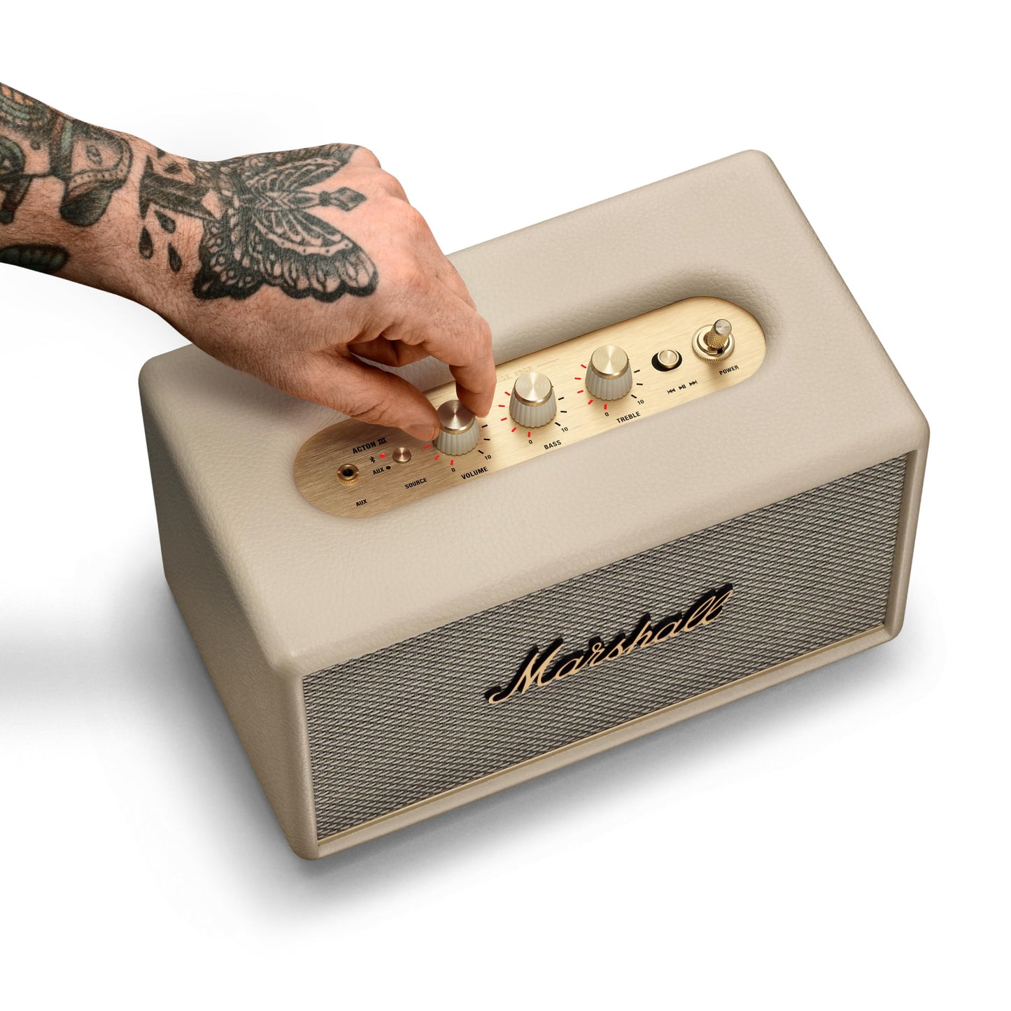 Marshall Acton III Altavoz Bluetooth para el Hogar (Crema)