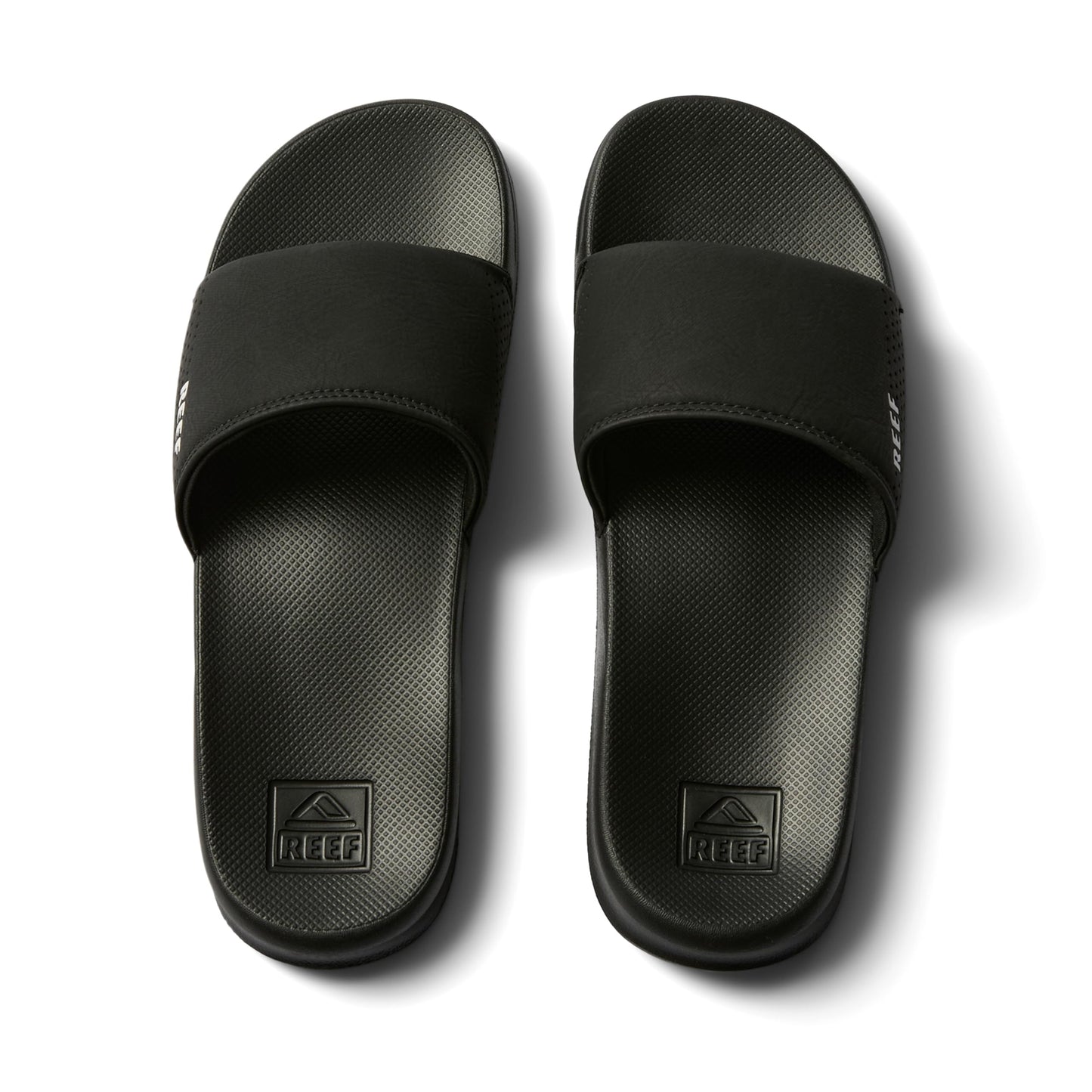 REEF One Slide Mens Sandal BLA-Black 8