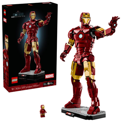 LEGO Marvel Kit de Construcción Iron Man Mark 3 Edición de Coleccionista (76344)