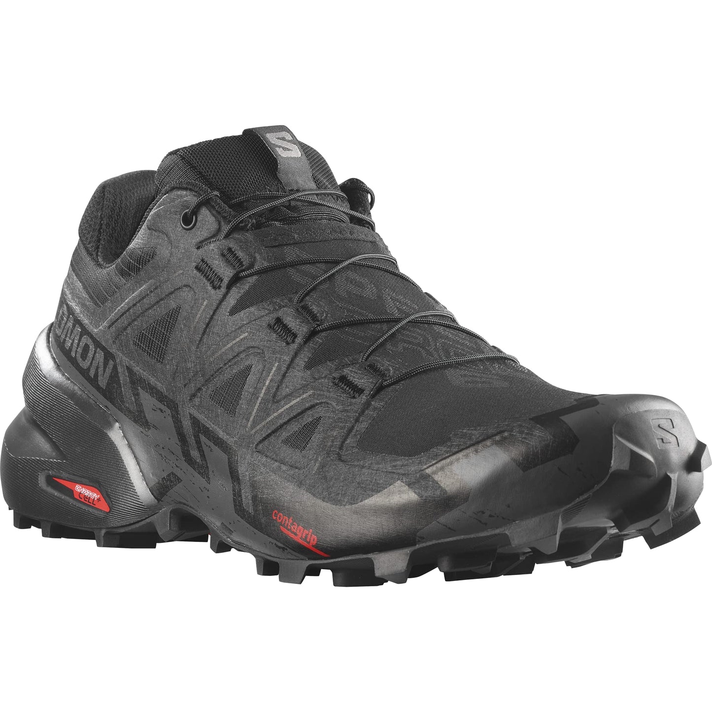 Salomon Mens Speedcross 6 Black/Black/Phantom