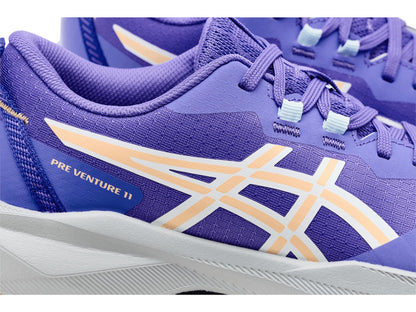 ASICS Kid's PRE Venture 11 Grade School Running Shoes, Amethyst/Apricot Crush
