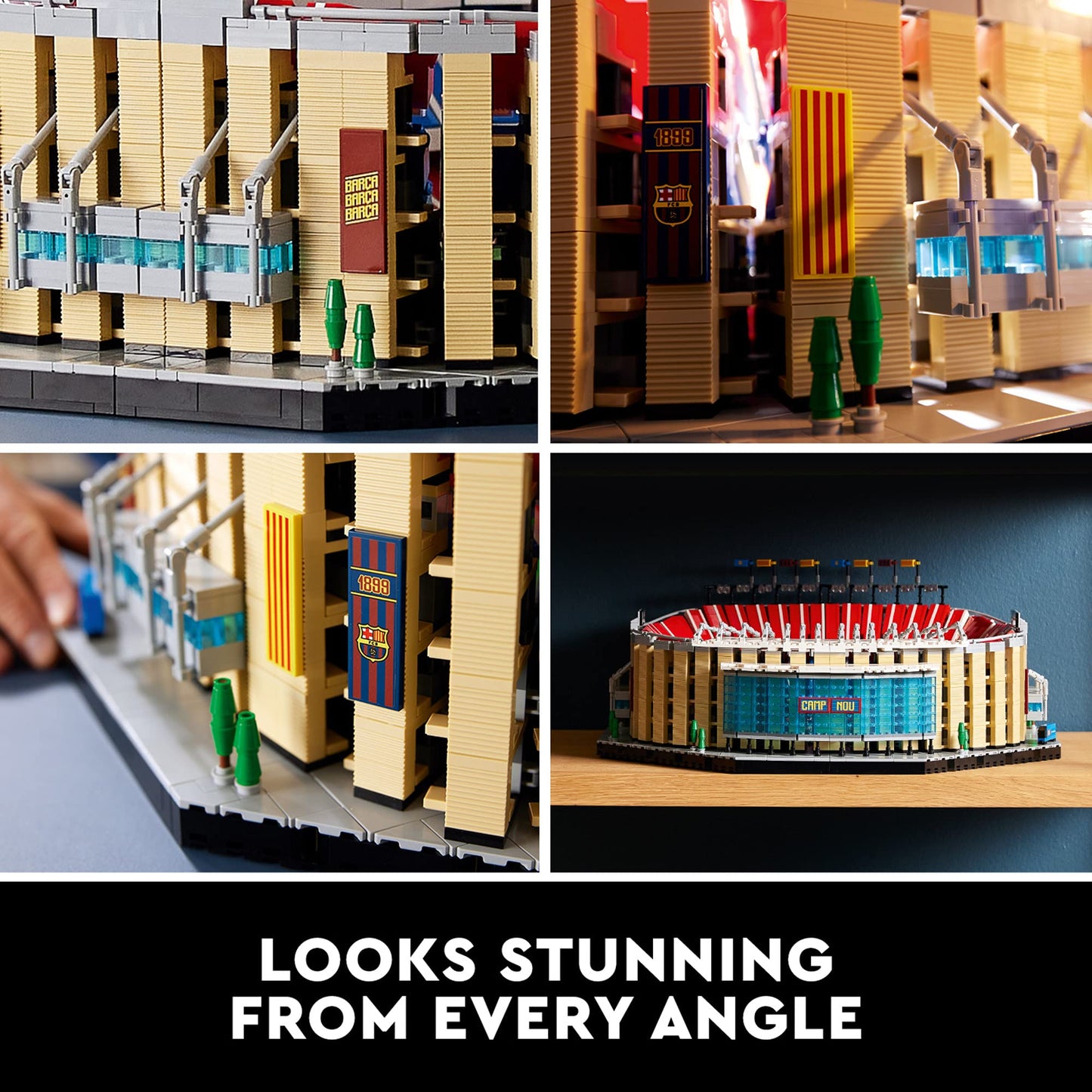LEGO Icons Kit de Modelo Camp NOU FC Barcelona (10284)
