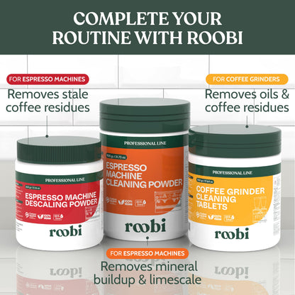 Roobi Polvo Limpiador Profesional para Máquinas de Espresso (900g)